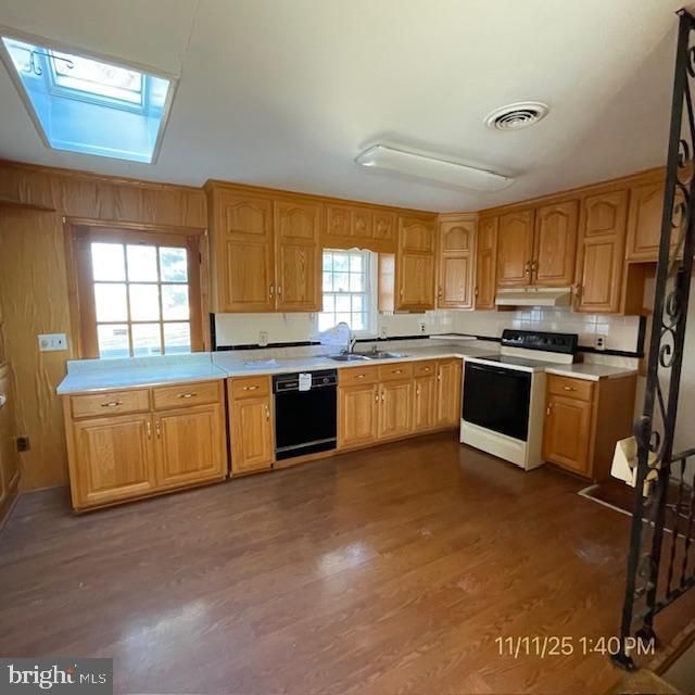 Interior, Kitchen, Wood Texture Flooring