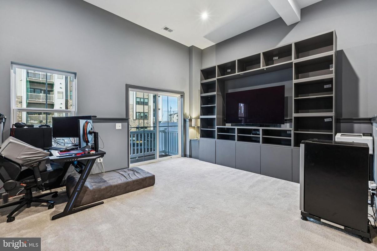 Home Office, Interior, Recessed Lighting