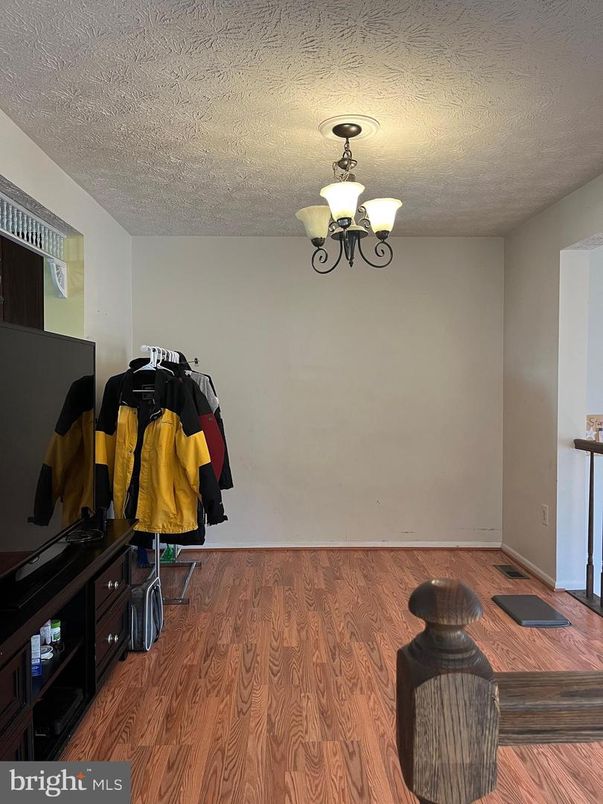 Chandelier, Interior, Wood Texture Flooring