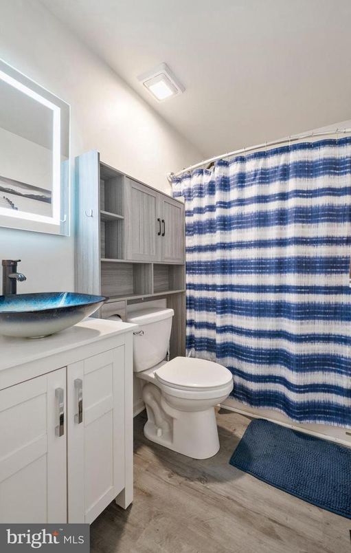 Bathroom, Interior, Wood Texture Flooring