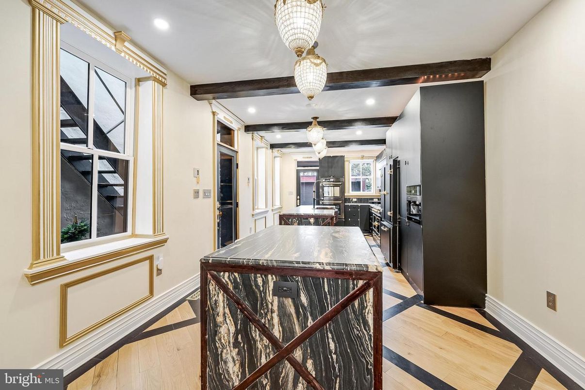 Interior, Recessed Lighting, Wooden Beams, Wood Texture Flooring