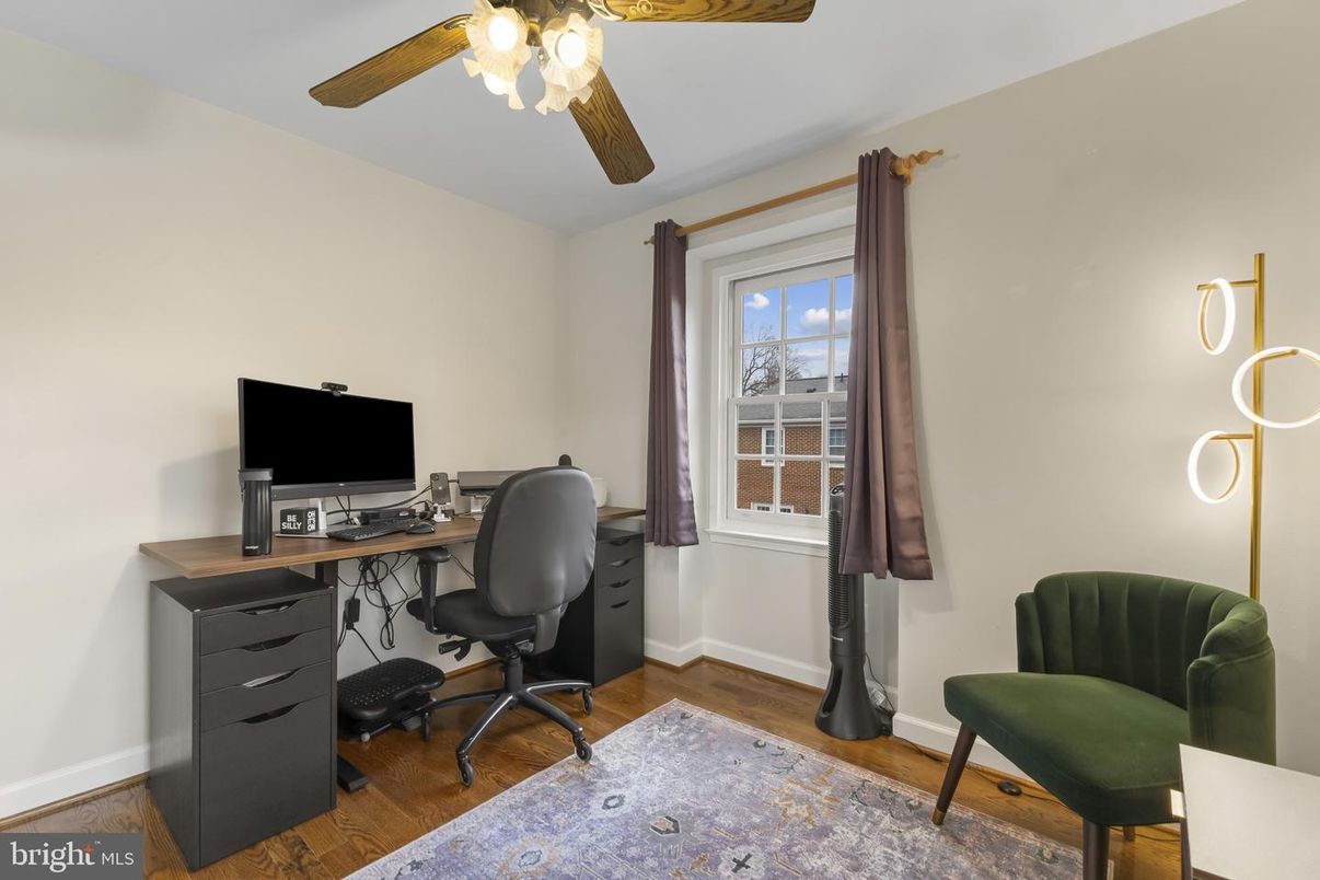 Home Office, Interior, Wood Texture Flooring