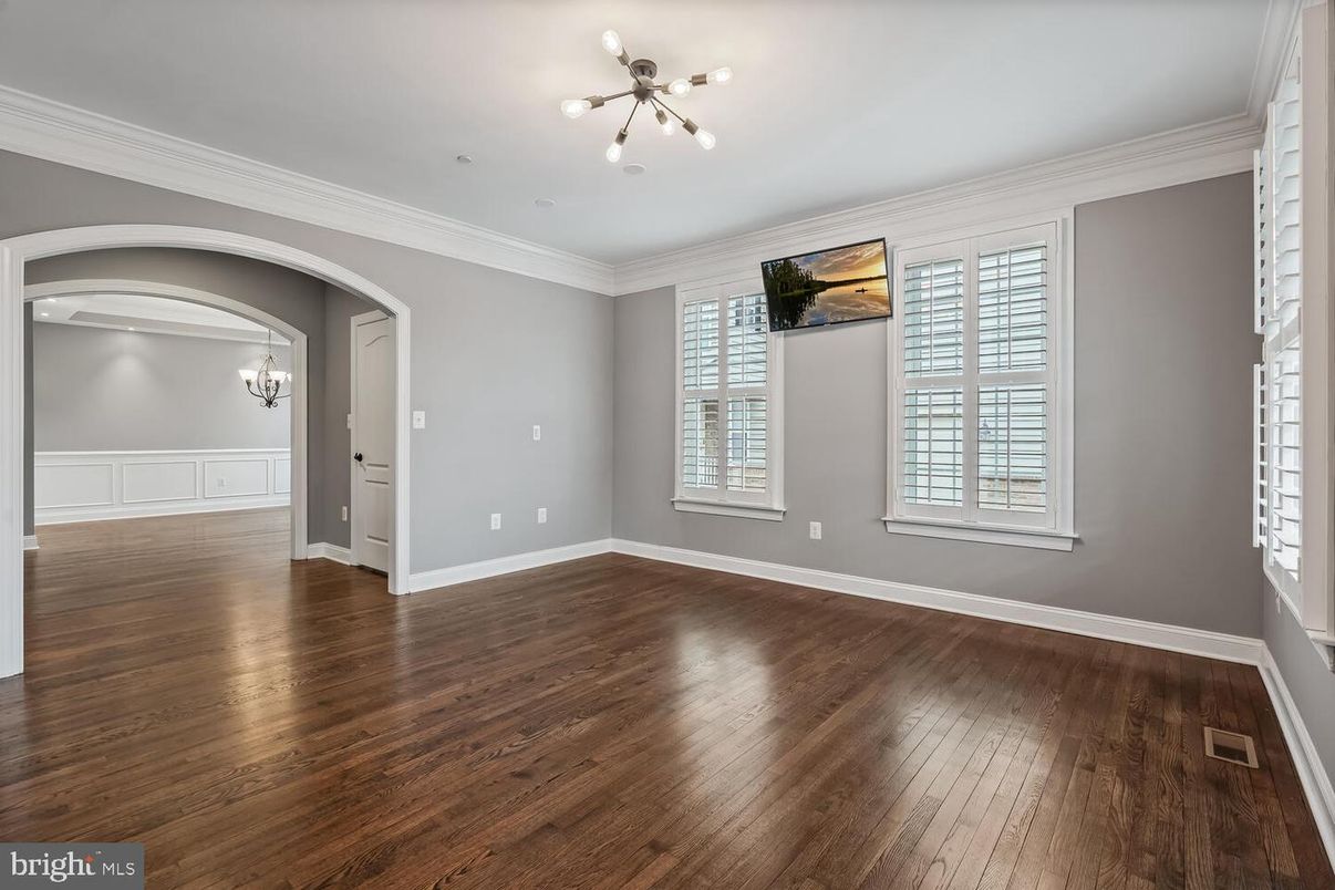 Empty room, Interior, Wood Texture Flooring