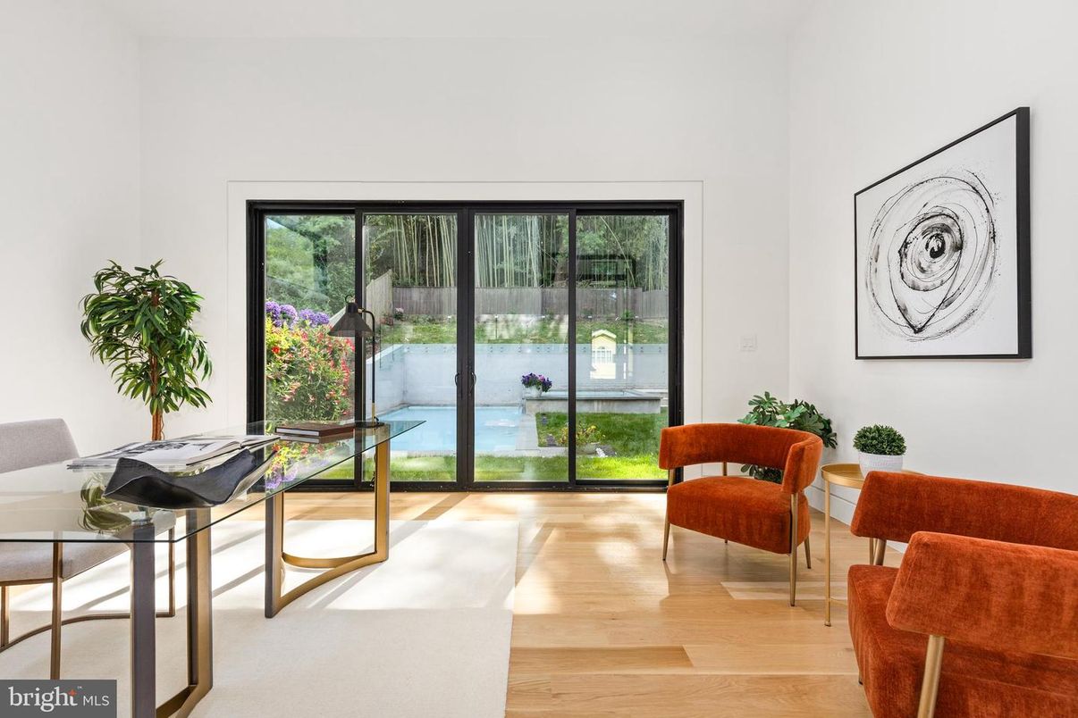 Home Office, Interior, Wood Texture Flooring