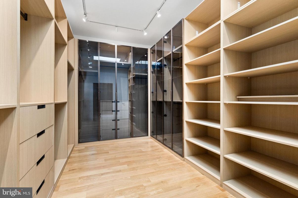 Interior, Walk-in Closets, Wood Texture Flooring