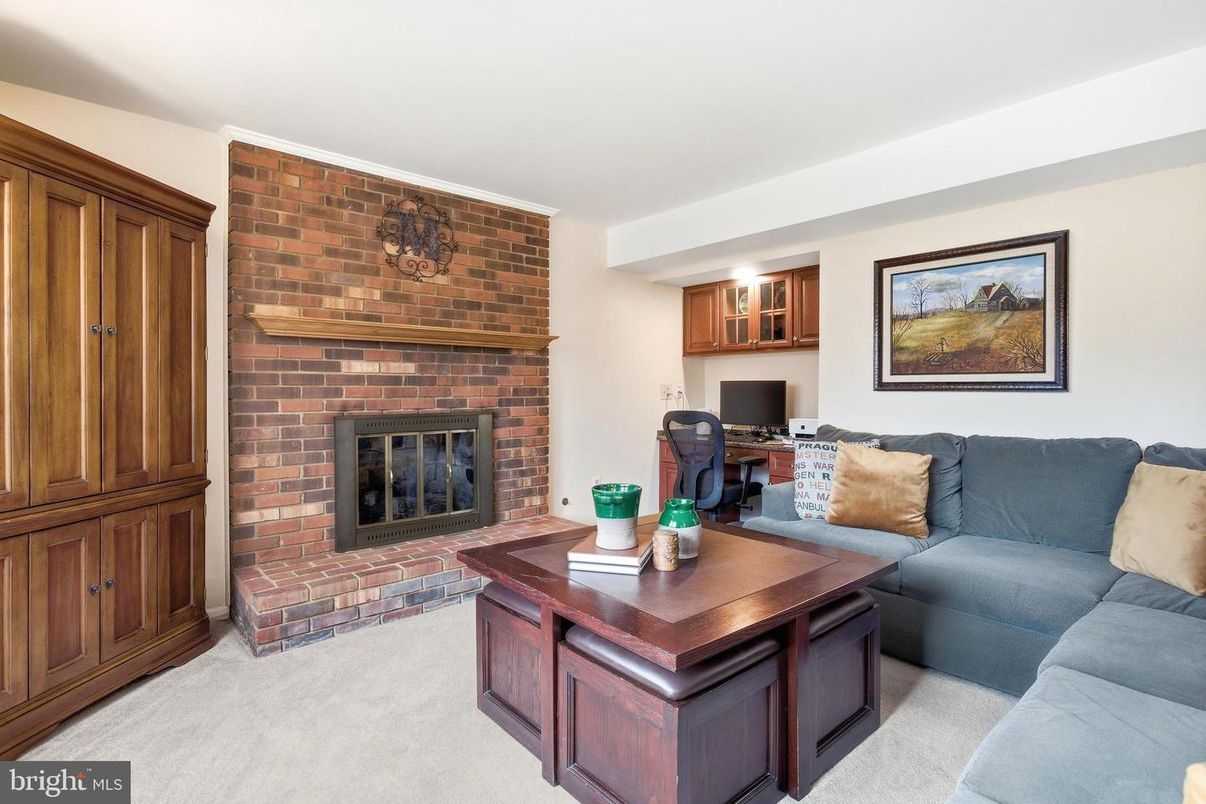 Fireplace, Home Office, Interior, Living room, Stone Walls