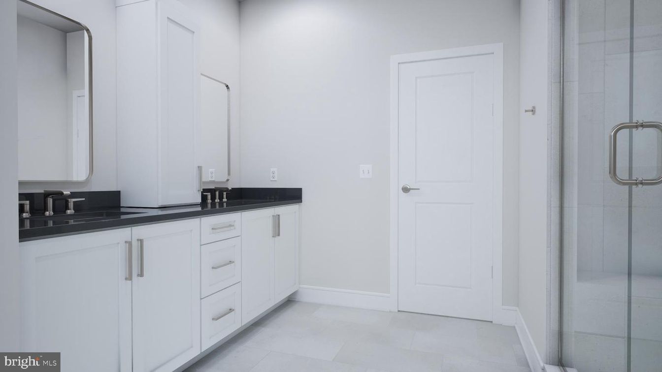 Bathroom, Dual Sink Vanities, Glass Shower, Interior