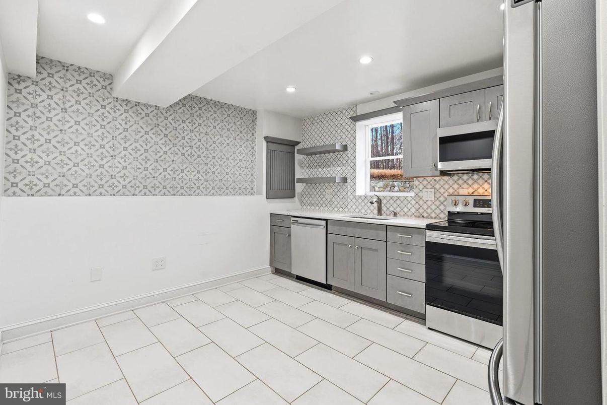 Interior, Kitchen, Recessed Lighting, Stainless Steel Appliances