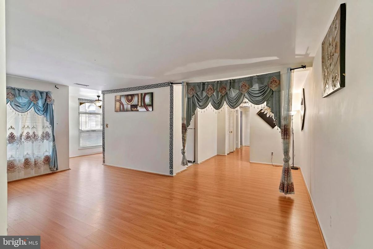 Empty room, Interior, Wood Texture Flooring