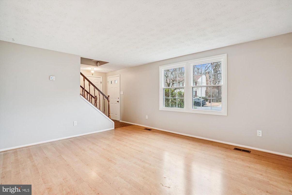 Empty room, Interior, Wood Texture Flooring