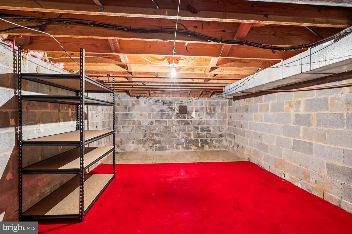 Interior, Stone Walls, Wooden Beams