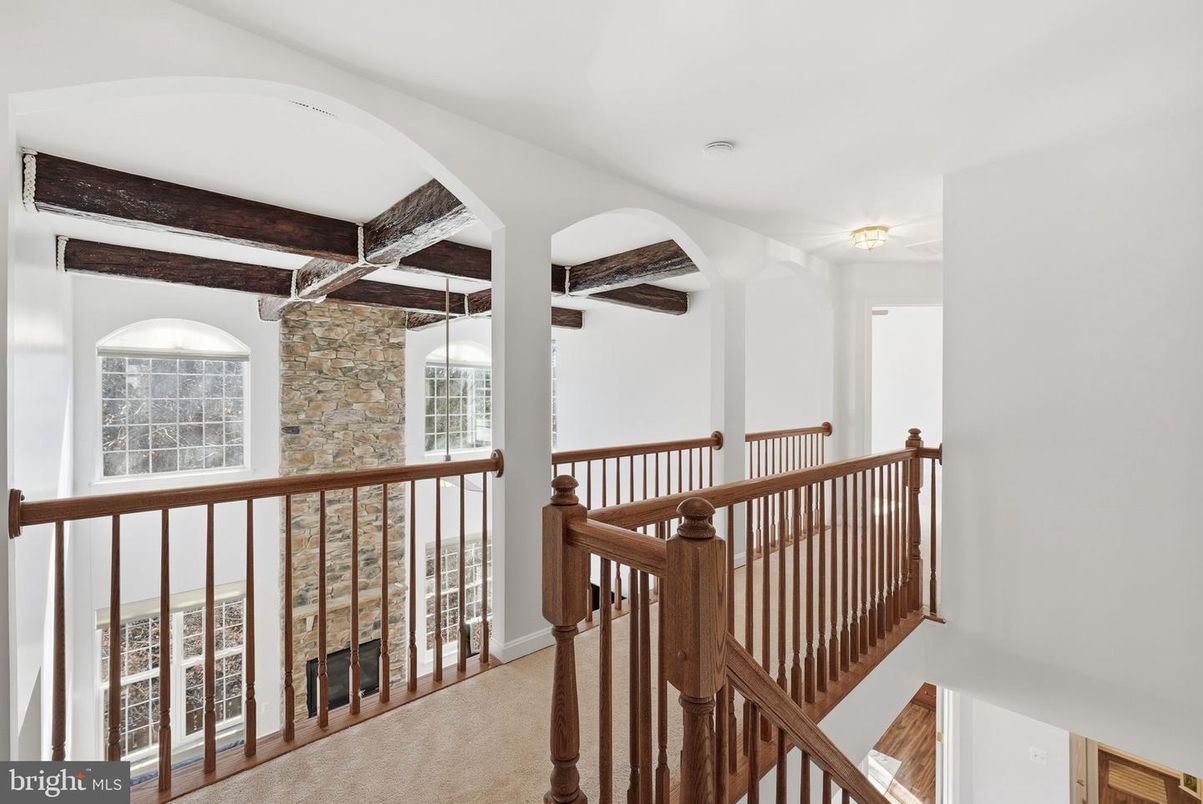 Interior, Stone Walls, Wooden Beams
