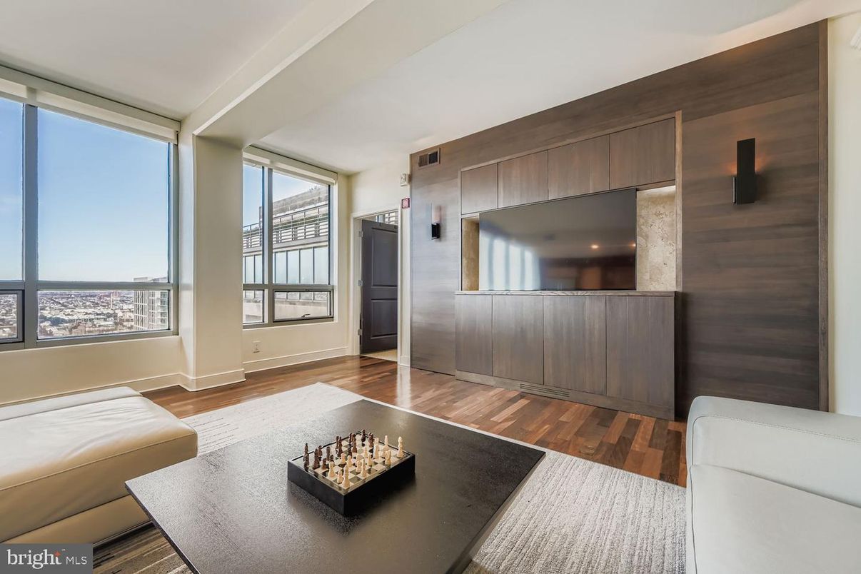 Interior, Living room, Wood Texture Flooring, Wooden Walls
