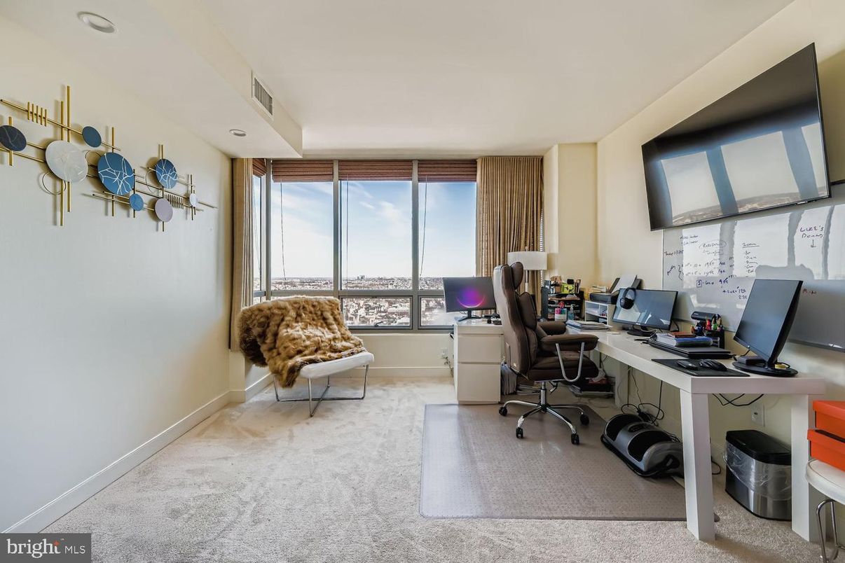 Home Office, Interior, Recessed Lighting