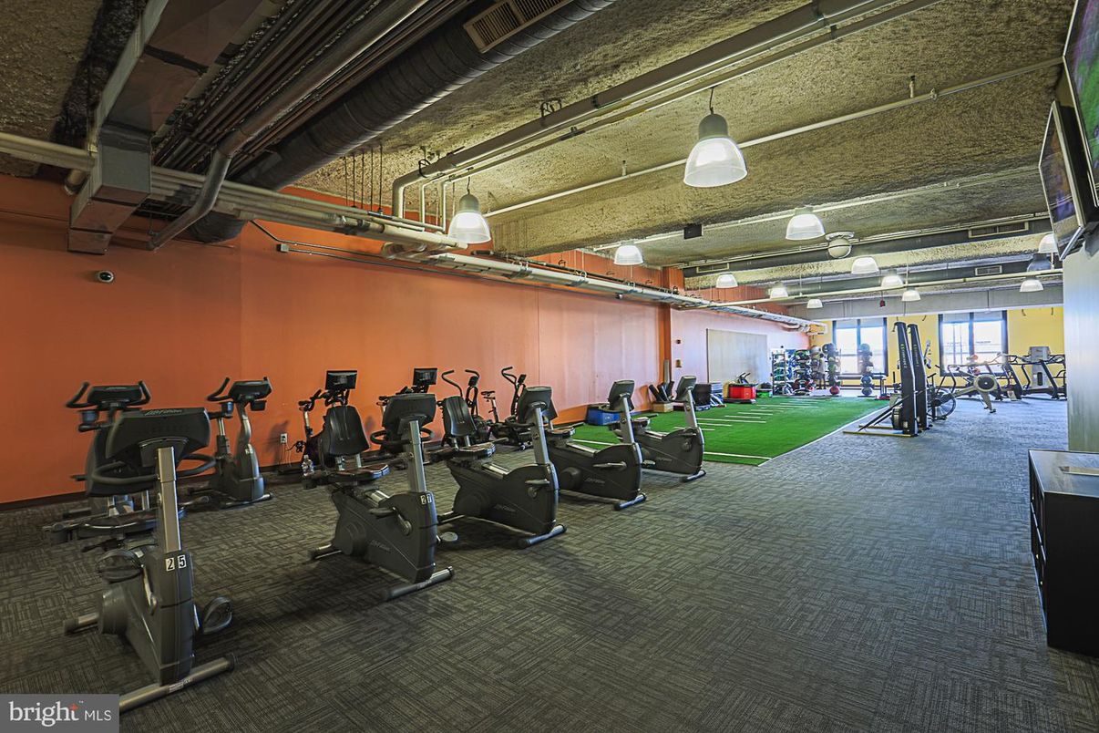 Fitness Equipment, Gym, Interior