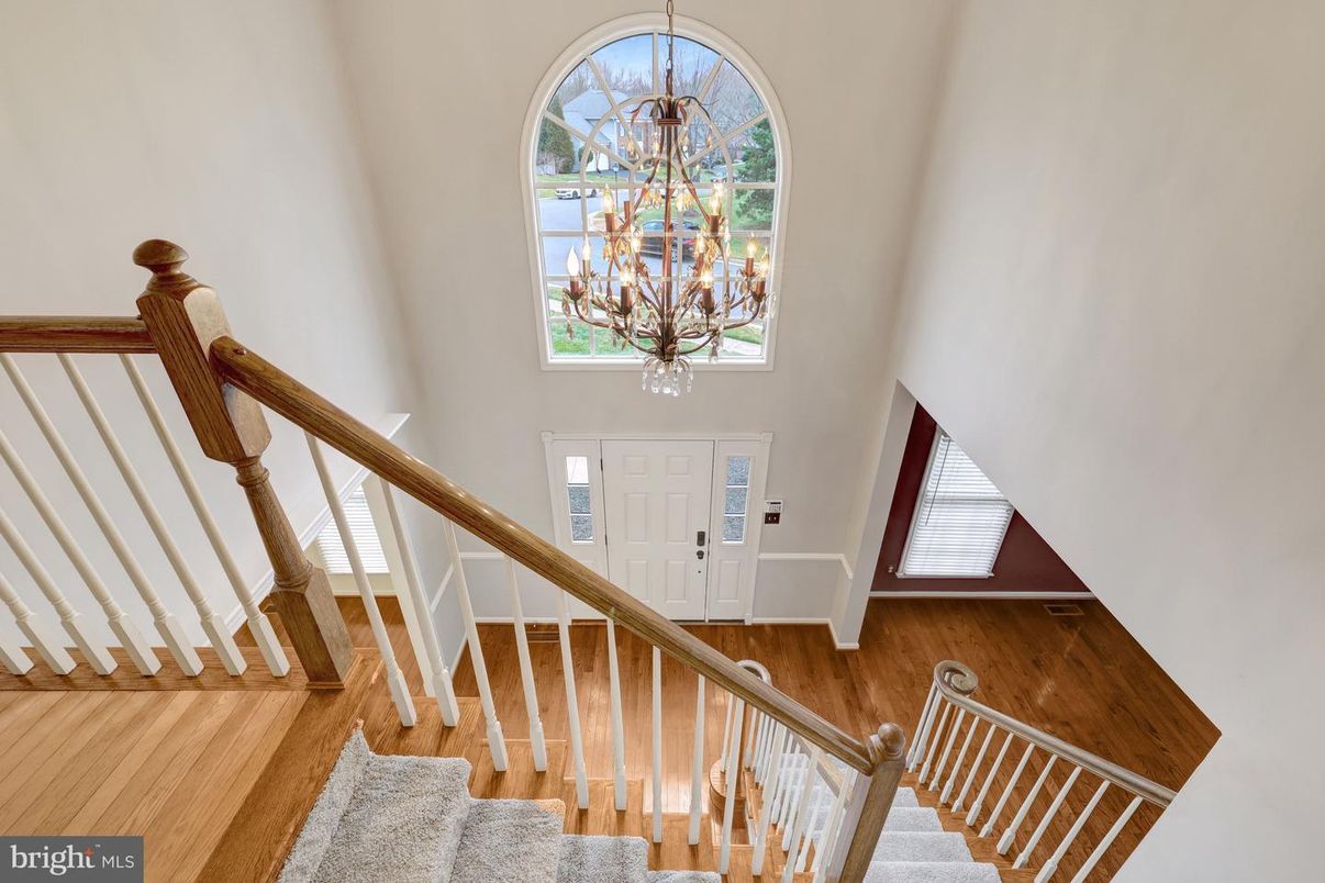 Chandelier, Interior, Wood Texture Flooring