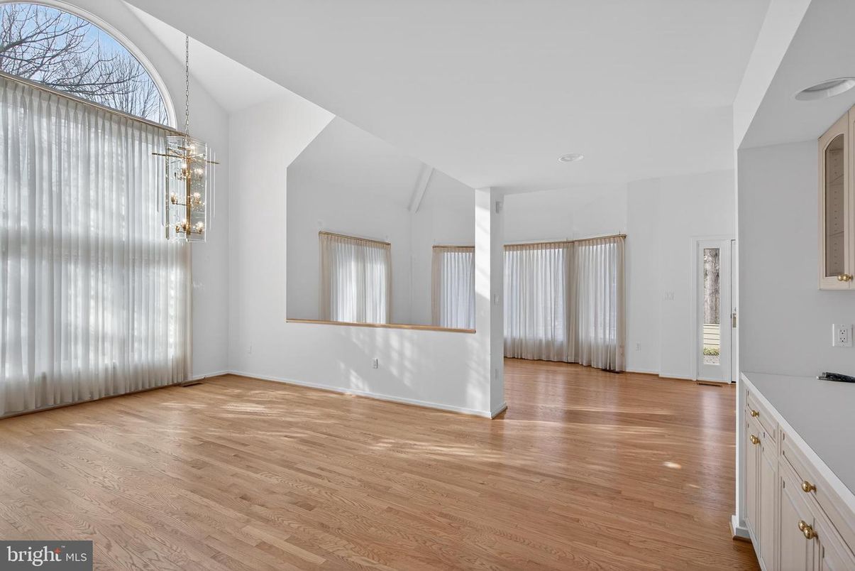 Empty room, Interior, Wood Texture Flooring