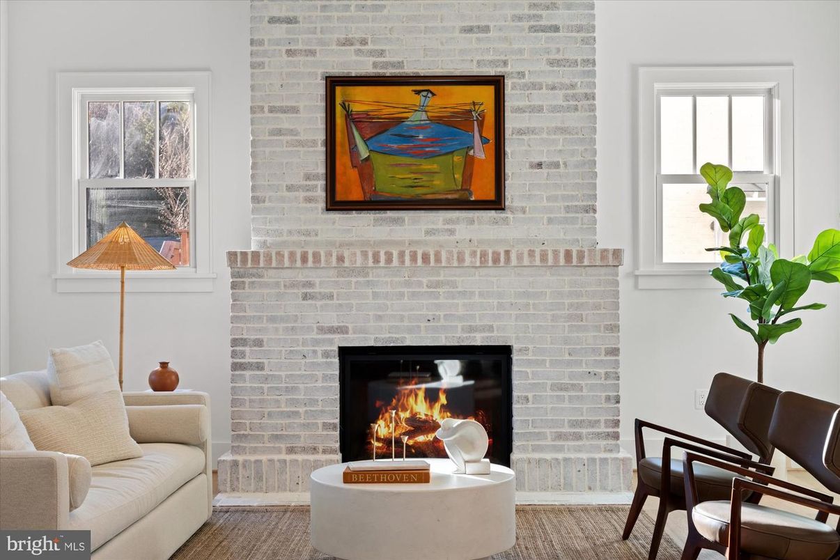 Fireplace, Interior, Living room, Stone Walls