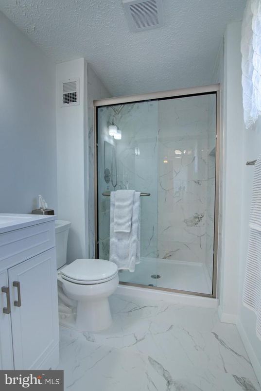 Bathroom, Glass Shower, Interior, Marble, Marble Walls