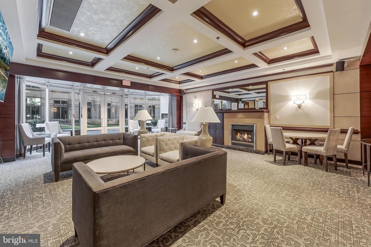 Dining room, Fireplace, Interior, Living room, Recessed Lighting