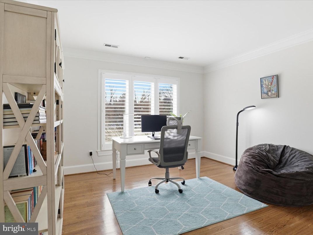Home Office, Interior, Wood Texture Flooring