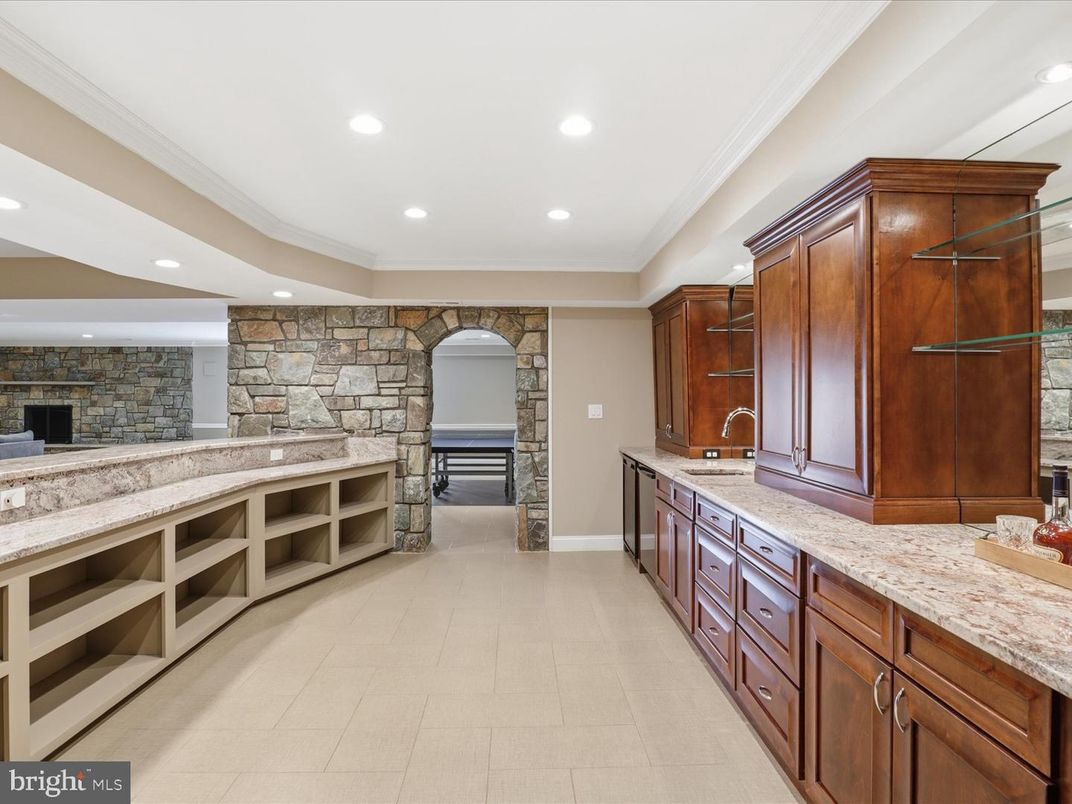 Interior, Recessed Lighting, Stone Walls