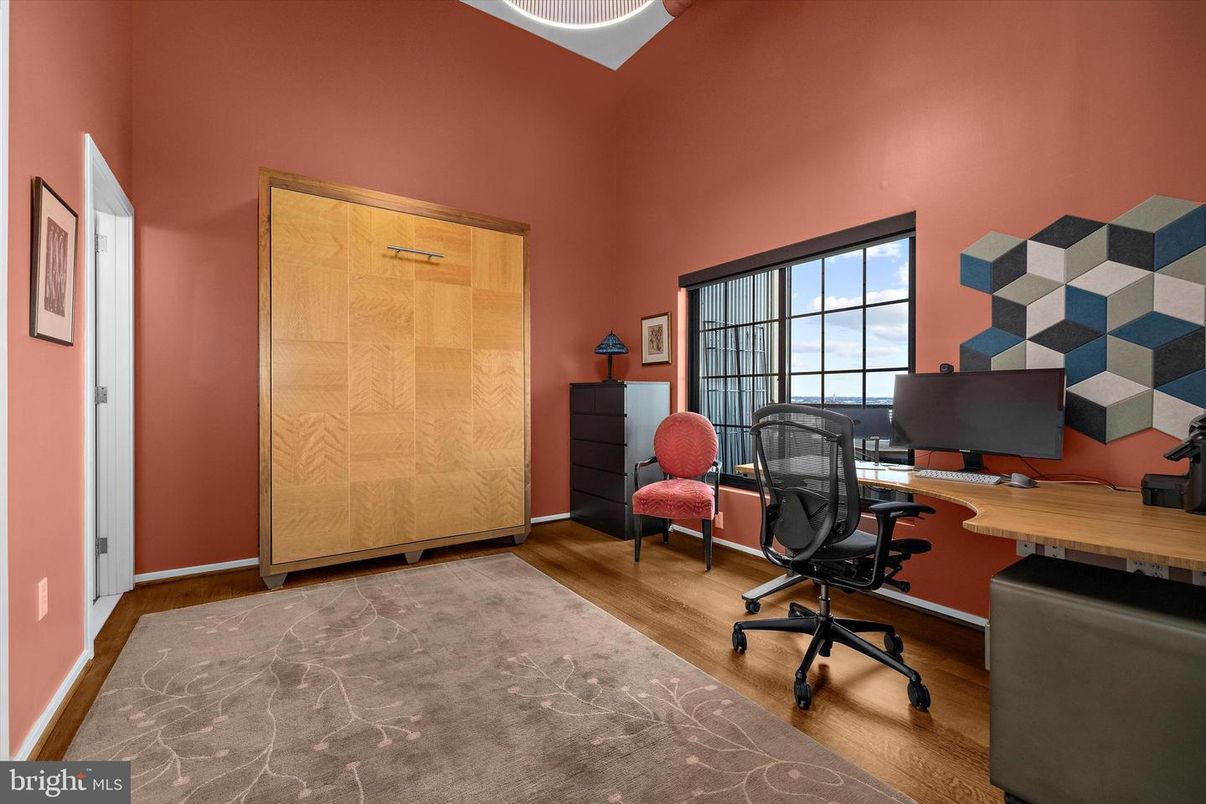 Home Office, Interior, Wood Texture Flooring
