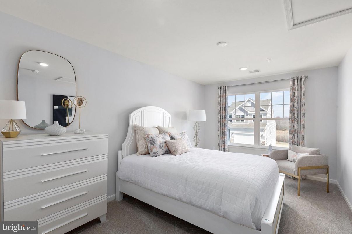 Bedroom, Interior, Recessed Lighting