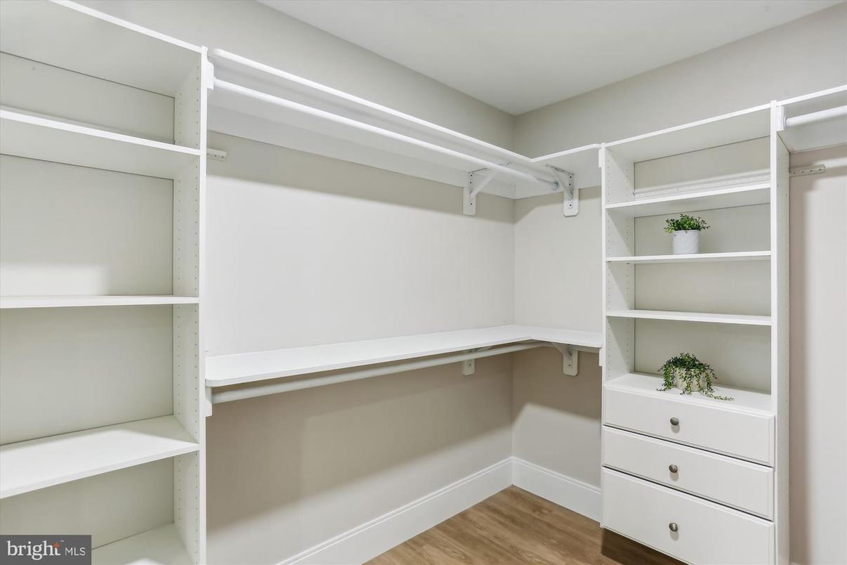 Interior, Walk-in Closets, Wood Texture Flooring