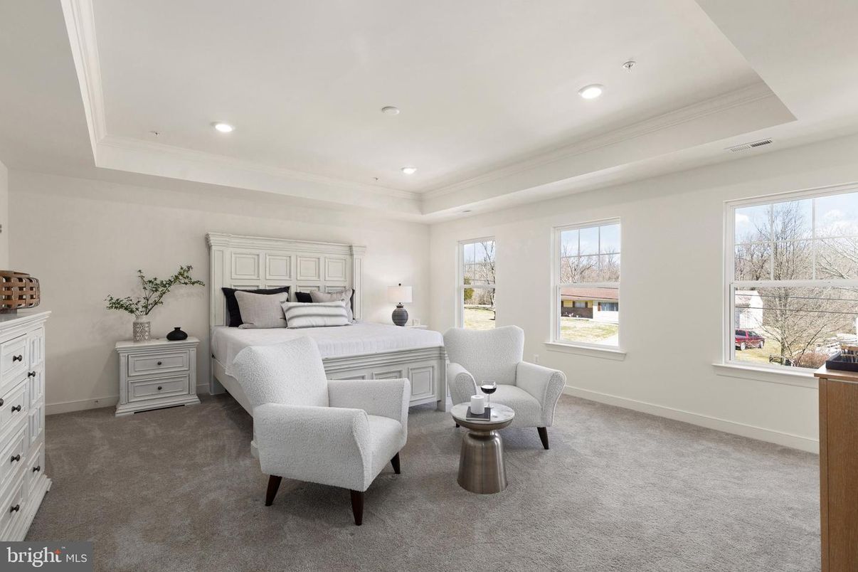 Bedroom, Interior, Recessed Lighting