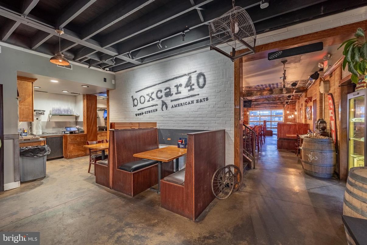 Interior, Kitchen, Recessed Lighting, Stone Walls