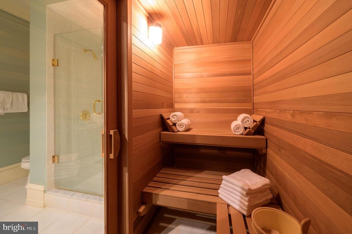 Bathroom, Glass Shower, Interior, Sauna Room