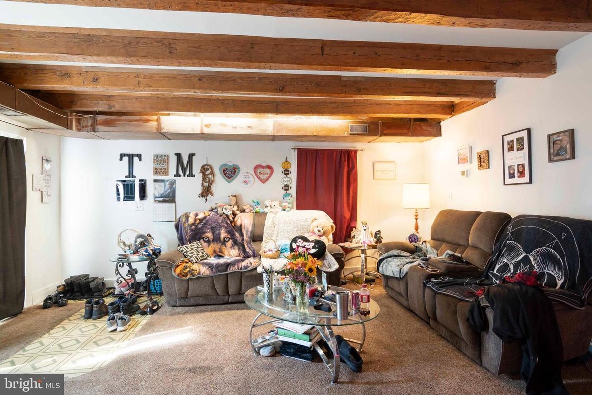 Interior, Living room, Wooden Beams