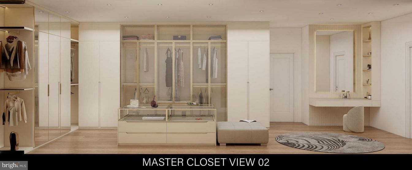 Interior, Recessed Lighting, Walk-in Closets, Wood Texture Flooring