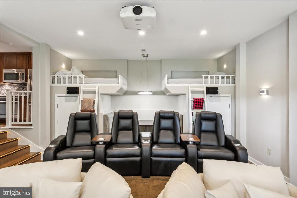 Home Theatre Room, Interior, Recessed Lighting, Theatre Room