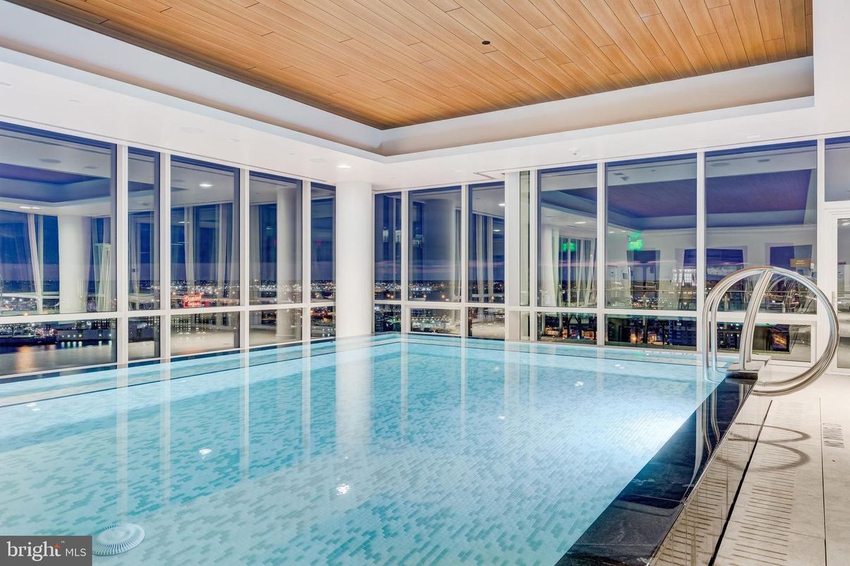 Interior, Pool, Wooden Ceilings