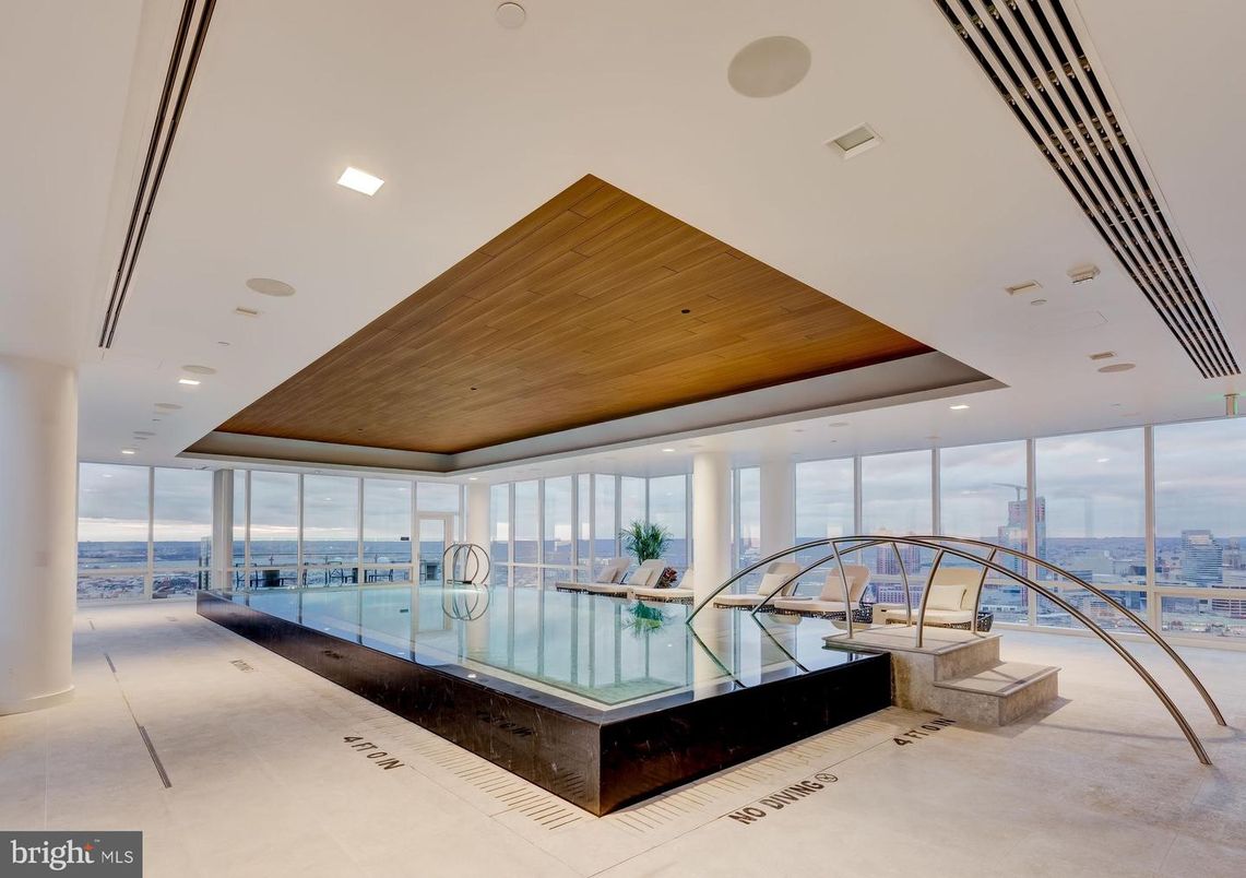 Interior, Pool, Recessed Lighting, Wooden Ceilings