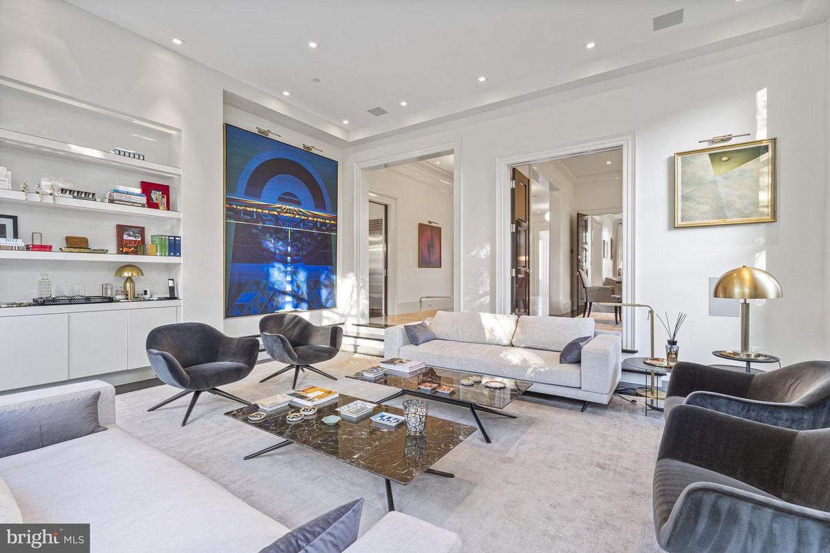 Interior, Living room, Recessed Lighting