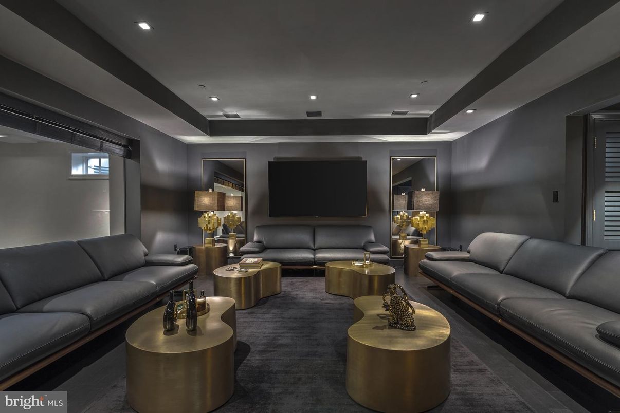 Interior, Living room, Recessed Lighting