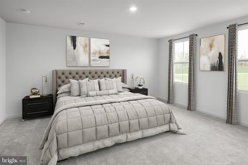 Bedroom, Interior, Recessed Lighting