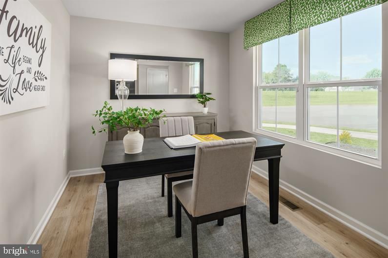 Dining room, Interior, Wood Texture Flooring