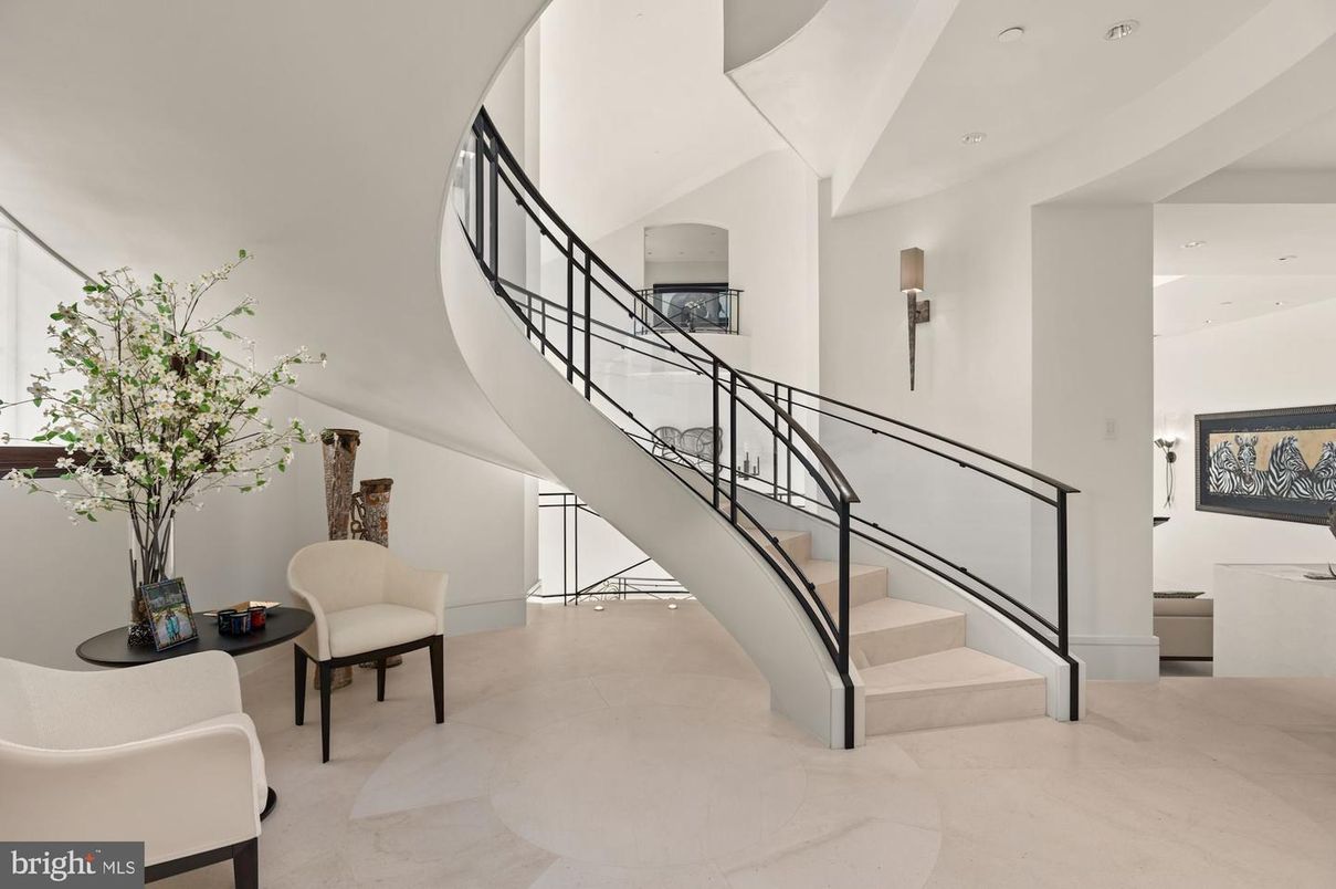 Interior, Marble, Recessed Lighting