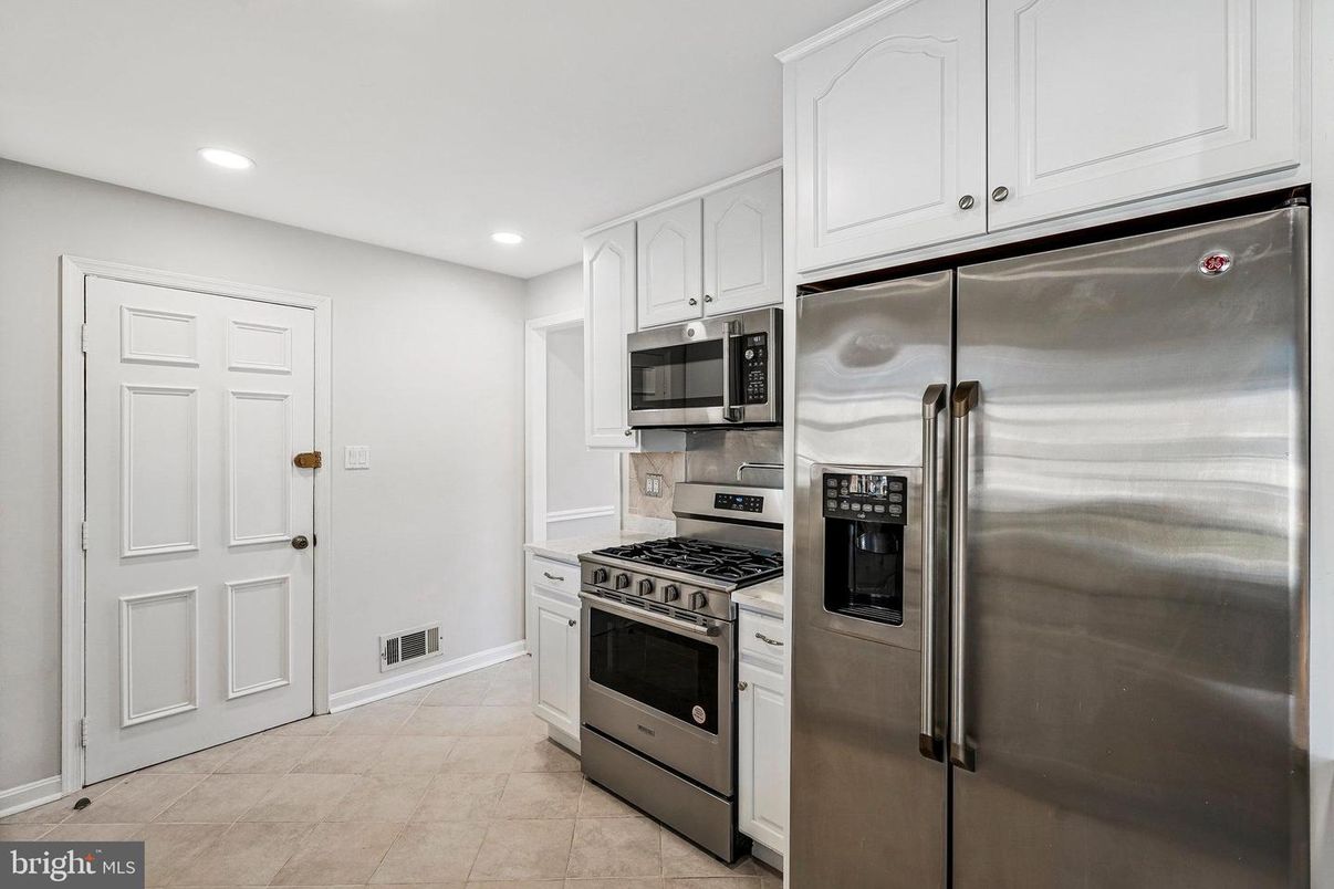Interior, Kitchen, Recessed Lighting, Stainless Steel Appliances