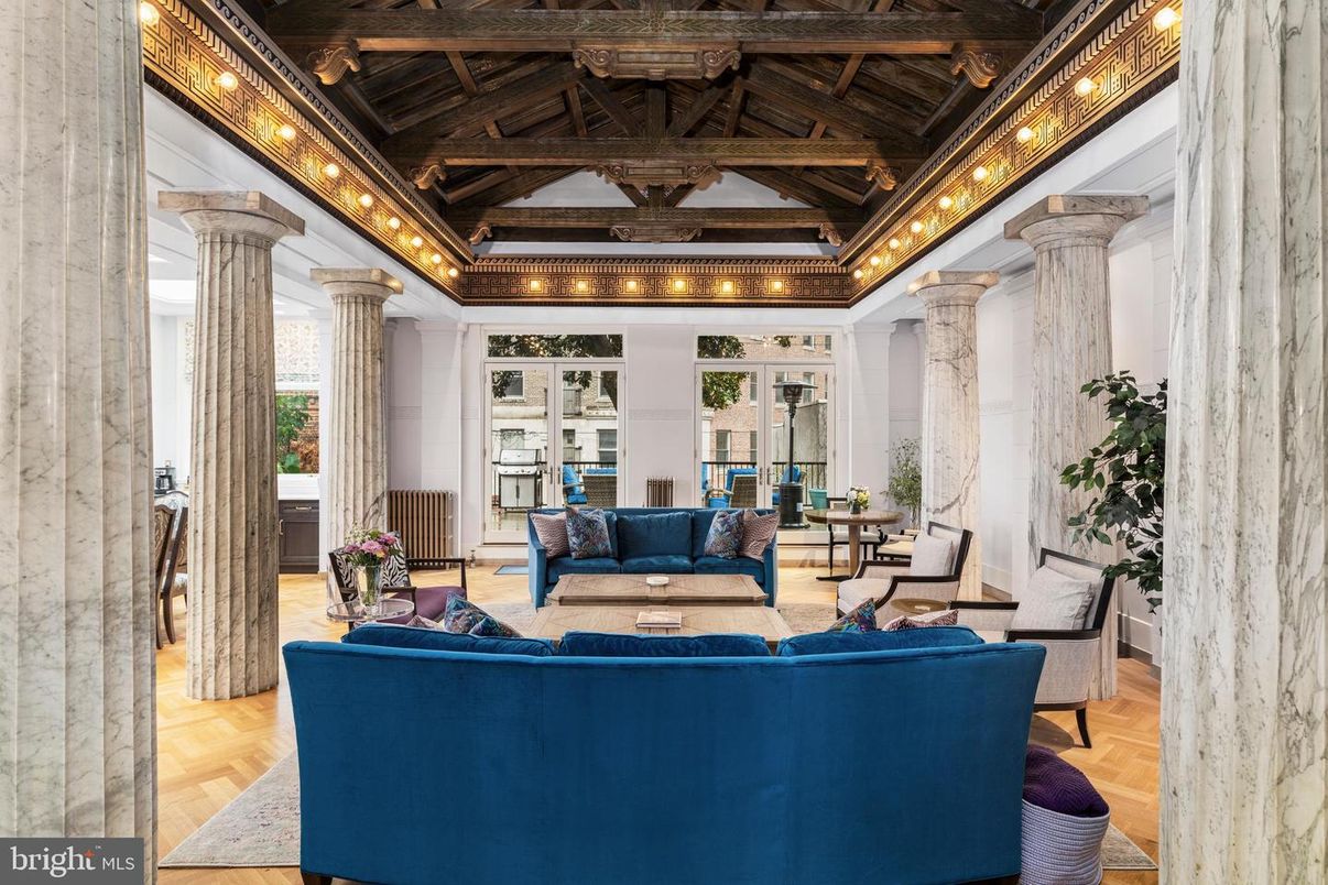 Dining room, Interior, Living room, Wooden Beams, Wood Texture Flooring