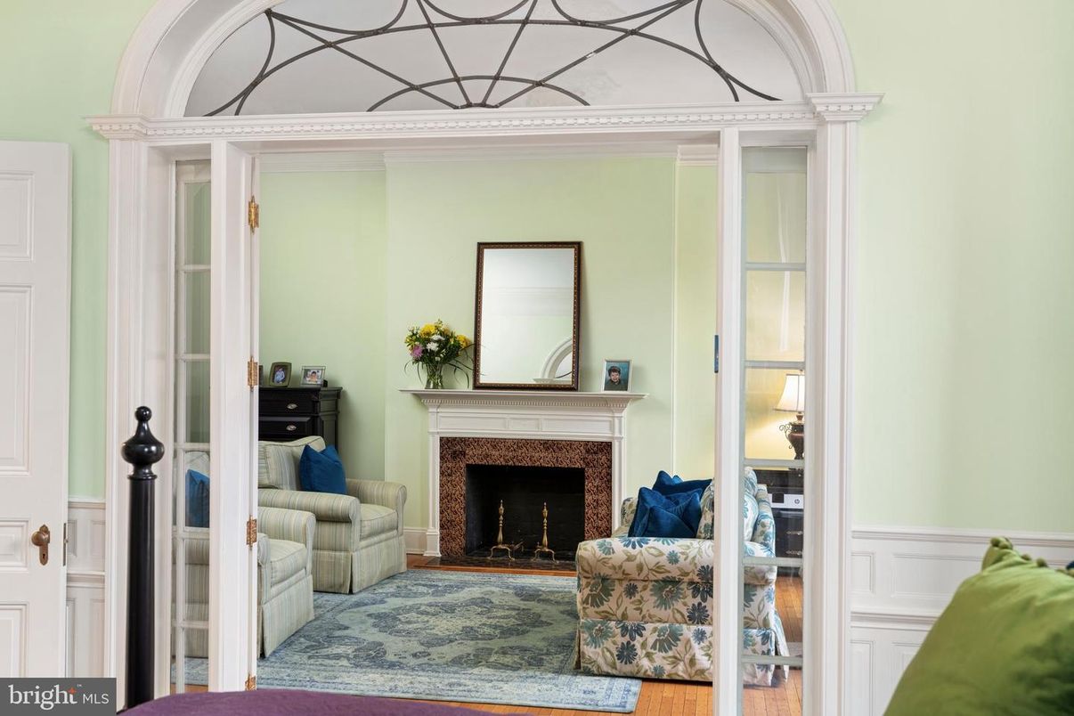 Fireplace, Interior, Wood Texture Flooring