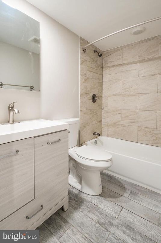 Bathroom, Interior, Wood Texture Flooring