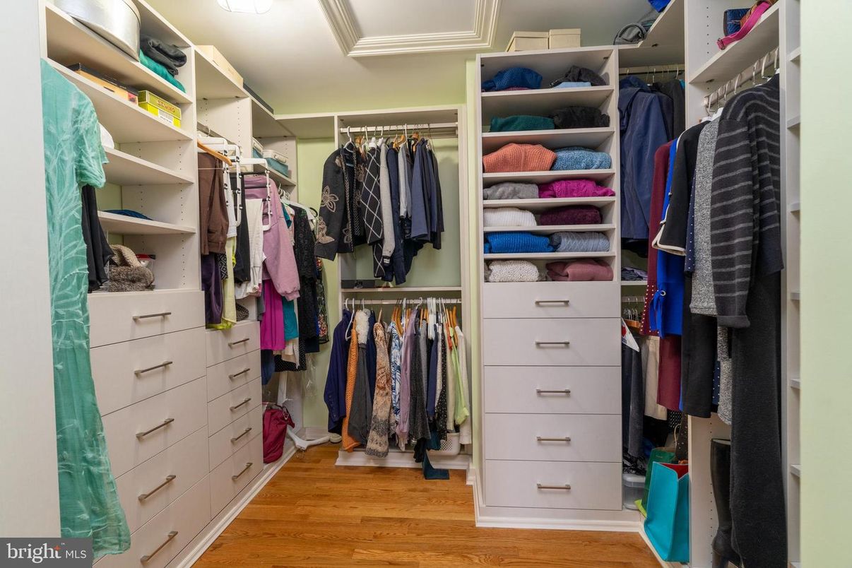 Interior, Walk-in Closets, Wood Texture Flooring
