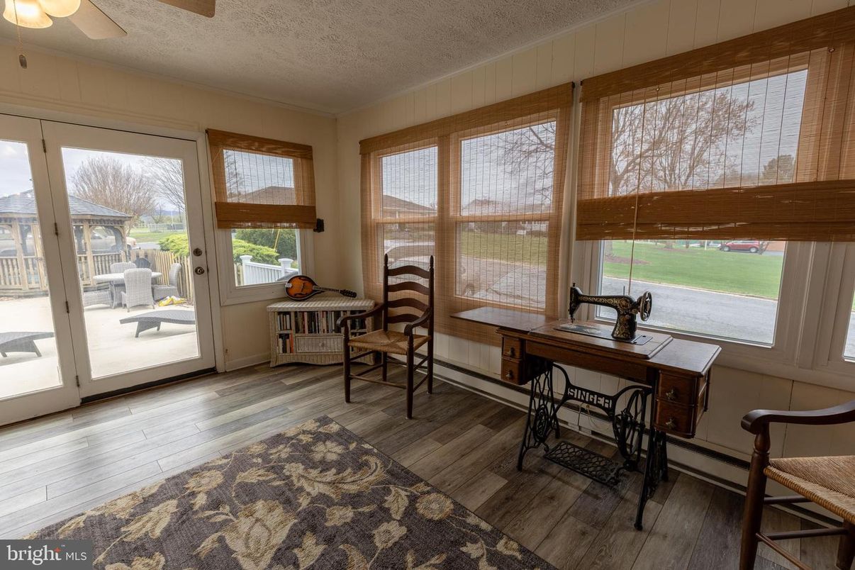 Home Office, Interior, Wood Texture Flooring