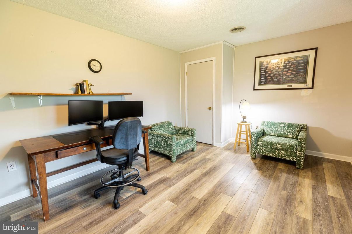 Home Office, Interior, Wood Texture Flooring