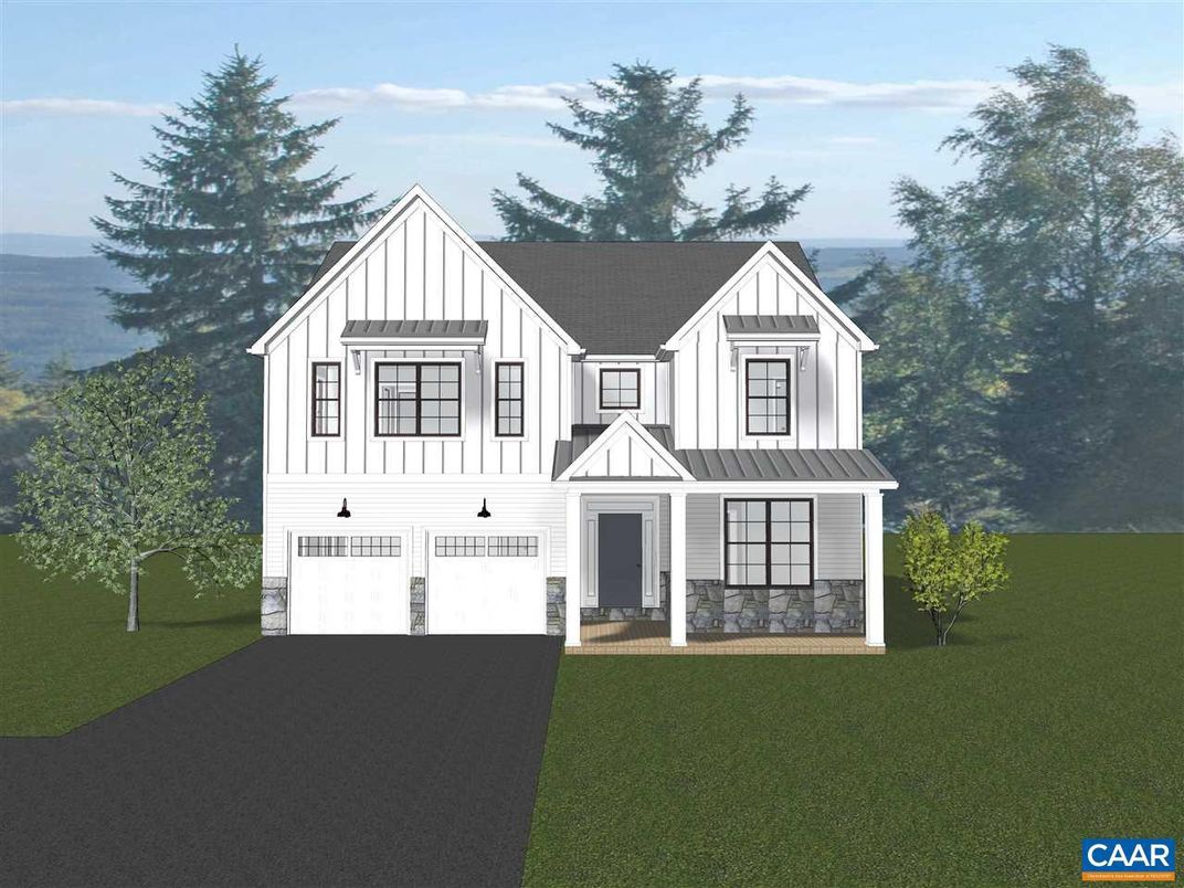 Attached, Exterior, Facade, Farmhouse